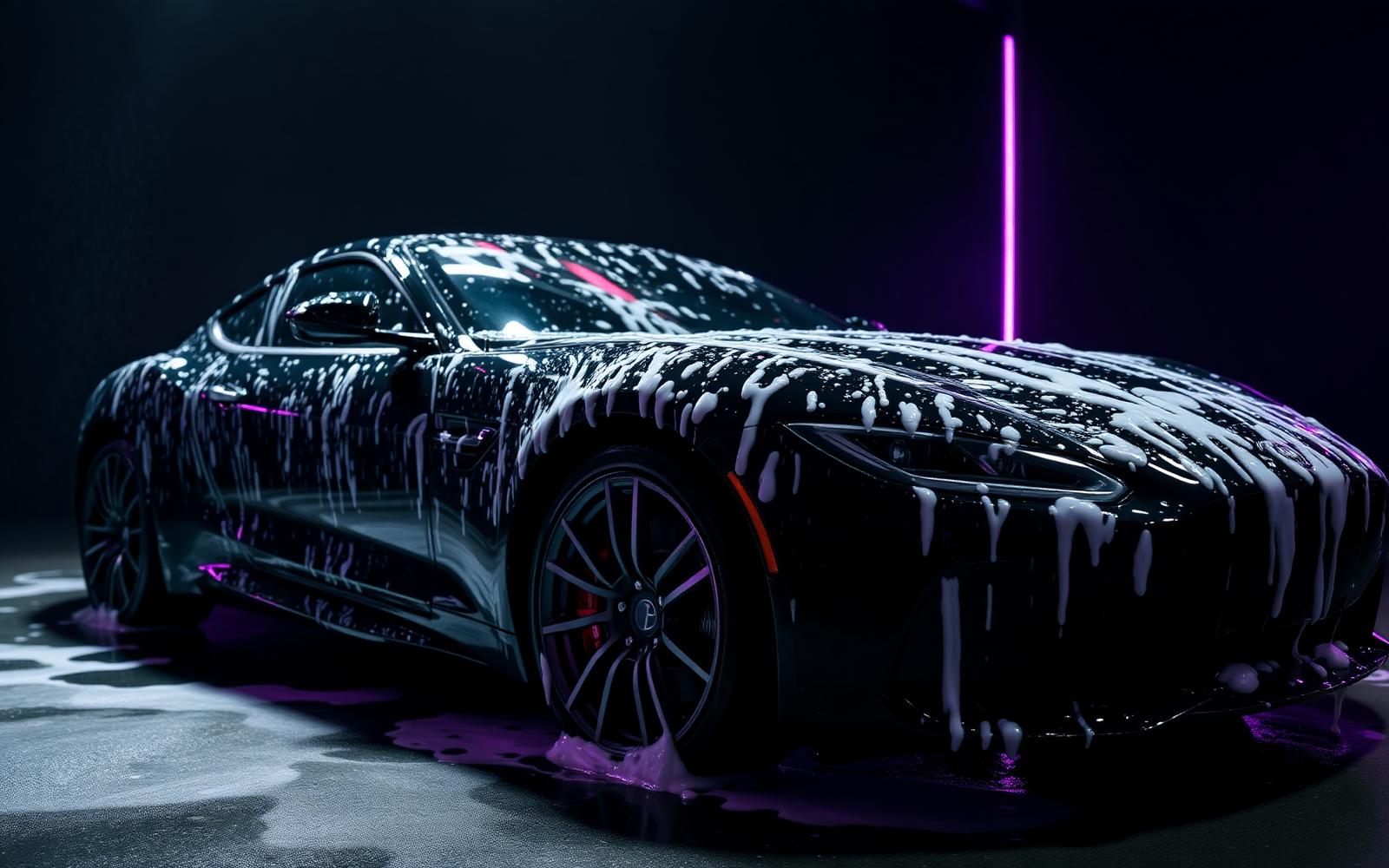 Professional mobile car wash service in Dubai